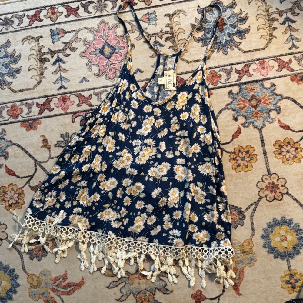 LA Hearts Floral Tank Top
